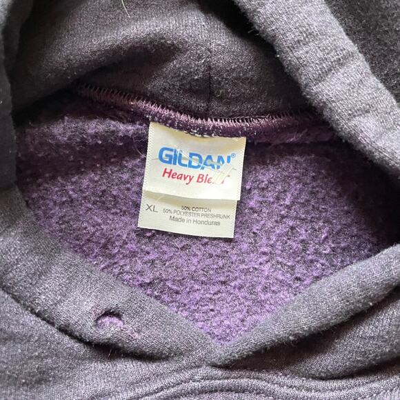 Women’s/Teen XL Minnesota logo pull over sweatshirt Blue with Pink letters - Picture 5 of 5